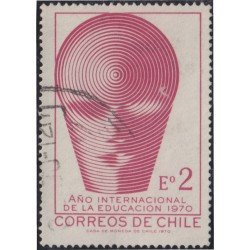 Chile 354 1970 Año Internacional de la educación usado Chile 354 1970 Año Internacional de la educación usado