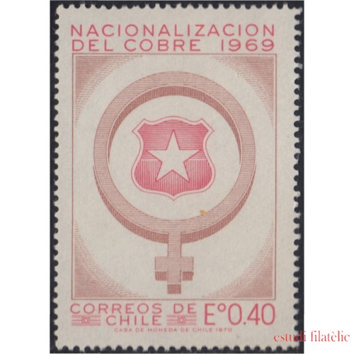 Chile 356 1970 Nacionalización del cobre  MH