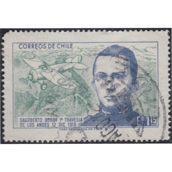 Chile 368 1971 Dagoberto Godoy Piloto usado Chile 368 1971 Dagoberto Godoy Piloto usado