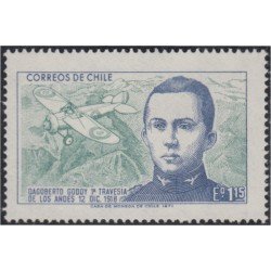 Chile 368 1971 Dagoberto Godoy Piloto MNH Chile 368 1971 Dagoberto Godoy Piloto MNH