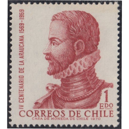 Chile 376 1972 4º Centenario dela Araucana MNH Chile 376 1972 4º Centenario dela Araucana MNH