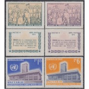 Chile 383/86 1972 3º Conferencia de la ONU por el comercio y el desarrollo MNH
