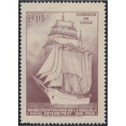 Chile 387 1972 150º Aniversario de la escuela naval Arturo Prat MNH