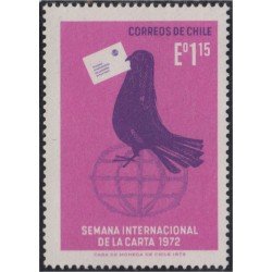 Chile 391 1972 Semana Internacional de la Carta MNH Chile 391 1972 Semana Internacional de la Carta MNH