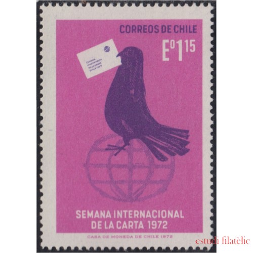 Chile 391 1972 Semana Internacional de la Carta MNH