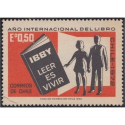 Chile 396 1972 Año Internacional del Libro MNH Chile 396 1972 Año Internacional del Libro MNH