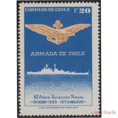 Chile 399 1973 50º Aniversario de la aviación naval MNH