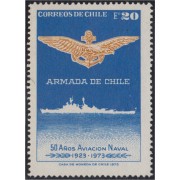 Chile 399 1973 50º Aniversario de la aviación naval MH