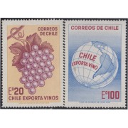 Chile 404/05 1973 Chile exporta vino MNH