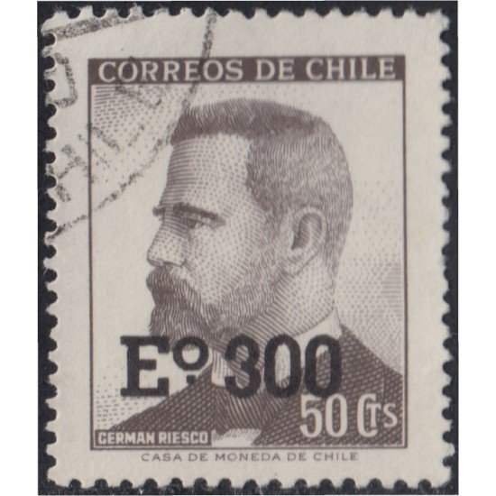 Chile 419 1974 Germán Riesco usado Chile 419 1974 Germán Riesco usado