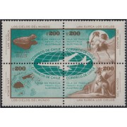 Chile 423/26 1974 Inauguración de línea aérea Chile-Tahití-Islas Fiji-Sidney MNH