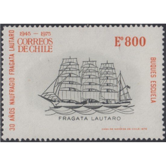 Chile 445 1975 Fragata Lautaro MNH Chile 445 1975 Fragata Lautaro MNH
