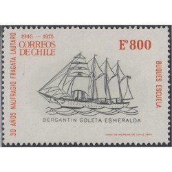 Chile 447 1975 Bergantín Goleta Esmeralda MNH Chile 447 1975 Bergantín Goleta Esmeralda MNH