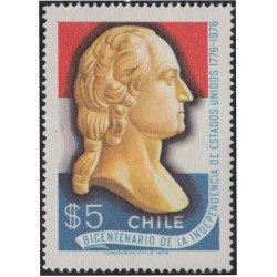 Chile 469 1976 Bicentenario de la Independencia de los EE.UU MNH Chile 469 1976 Bicentenario de la Independencia de los EE.UU MNH