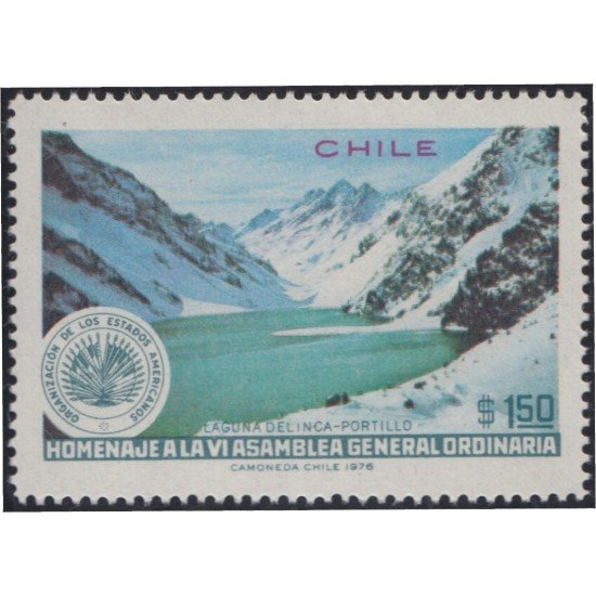 Chile 471 1976 Homenaje a la VI asamblea general ordinaria MH