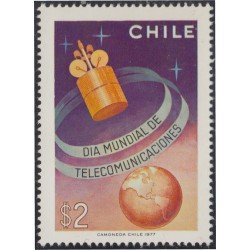 Chile 485 1977 Día mundial de las telecomunicaciones MNH Chile 485 1977 Día mundial de las telecomunicaciones MNH