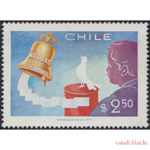 Chile 494 1977 Navidad Christmas MNH