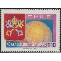 Chile 497 1978 Día mundial de la paz MNH Chile 497 1978 Día mundial de la paz MNH