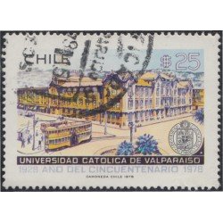 Chile 498 1978 50 Años de la Universidad católica de Valparaíso usado Chile 498 1978 50 Años de la Universidad católica de Valparaíso usado