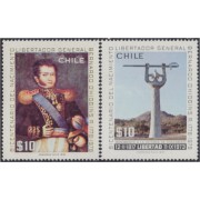 Chile 499/00 1978 Bicentenario del nacimiento de O´Higgins MNH