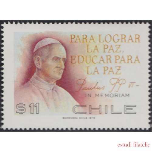 Chile 512 1979 Día de la Paz Papa Pablo VI MNH