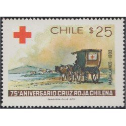 Chile 518 1979 75º Aniversario de la Cruz Roja Chilena MNH Chile 518 1979 75º Aniversario de la Cruz Roja Chilena MNH