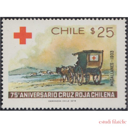 Chile 518 1979 75º Aniversario de la Cruz Roja Chilena MNH