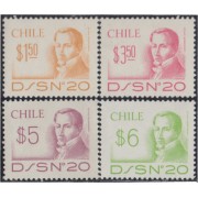 Chile 519/22 1979 Diego Portales MNH