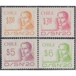 Chile 519/22 1979 Diego Portales MNH Chile 519/22 1979 Diego Portales MNH