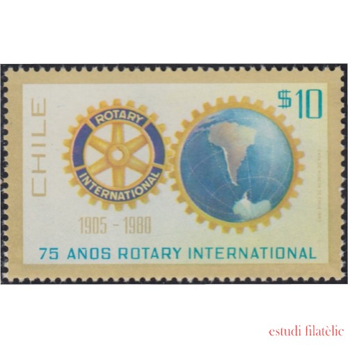 Chile 538 1980 75º Aniversario de Rotary Internacional MNH