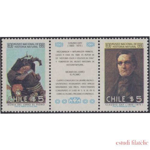 Chile 547/48 1980 Museo Nacional de Historia Natural MNH