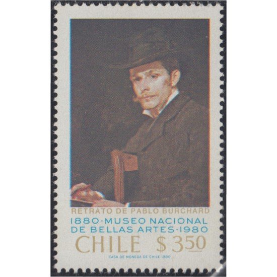 Chile 549 1980 Museo Nacional de Bellas Artes Pablo Burchard MNH Chile 549 1980 Museo Nacional de Bellas Artes Pablo Burchard MNH