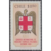 Chile 557 1980 23º Congreso internacional de medicina MNH