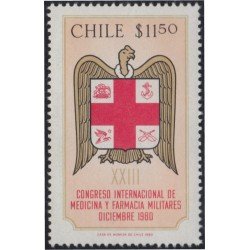 Chile 557 1980 23º Congreso internacional de medicina MNH Chile 557 1980 23º Congreso internacional de medicina MNH