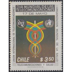 Chile 565 1981 Día Mundial de las Telecomunicaciones MNH Chile 565 1981 Día Mundial de las Telecomunicaciones MNH