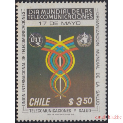 Chile 565 1981 Día Mundial de las Telecomunicaciones MNH