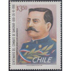 Chile 567 1981 Capitán José Luis Araneda MNH Chile 567 1981 Capitán José Luis Araneda MNH