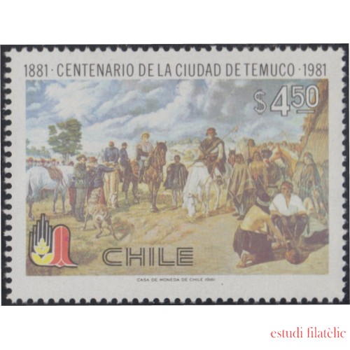 Chile 569 1981 Centenario de la ciudad de Temuco MNH