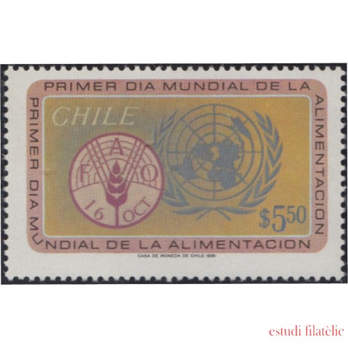 Chile 579 1981 Primer mundial de la alimentación MNH
