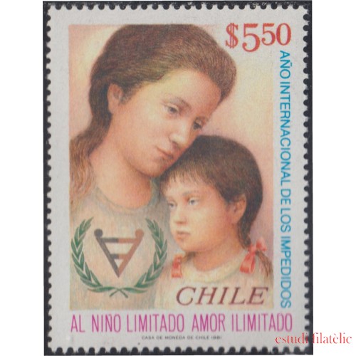 Chile 584 1981 Año Internacional de los impedidos MNH
