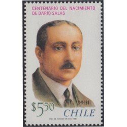 Chile 587 1981 Centenario del nacimiento de Darío Salas MNH Chile 587 1981 Centenario del nacimiento de Darío Salas MNH