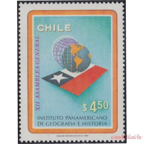 Chile 593 1982 Instituto panamericano  de Geografía e Historia MNH