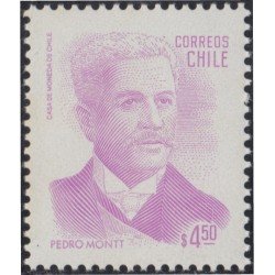 Chile 594 1982 Pedro Montt MNH Chile 594 1982 Pedro Montt MNH