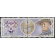 Chile 597/98 1982 Robert Baden Powell Movimiento Scout MNH