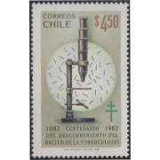 Chile 604 1982 Centenario del descubrimiento del bacilo de la tuberculosis MNH