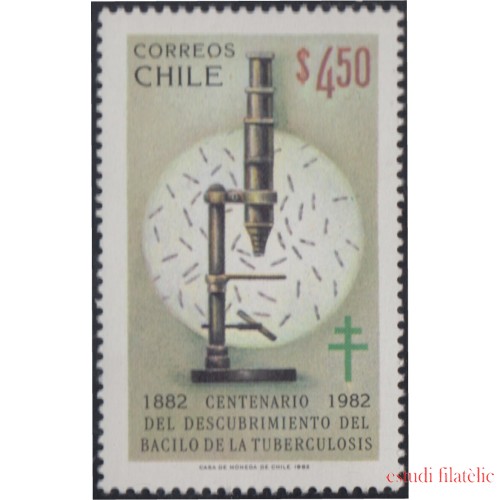 Chile 604 1982 Centenario del descubrimiento del bacilo de la tuberculosis MNH