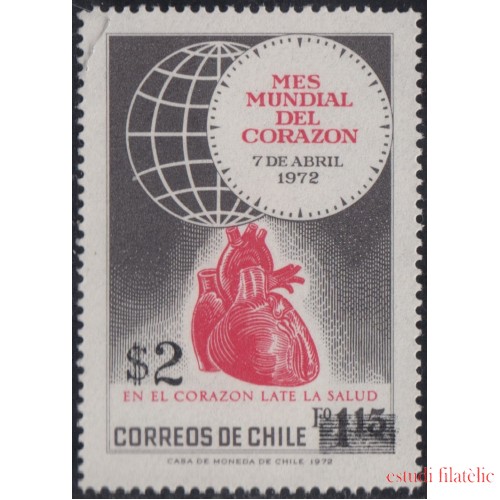 Chile 607 1982 Mes mundial el corazón MNH