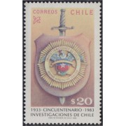 Chile 626 1983 Investigaciones de Chile MNH