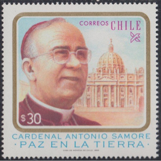 Chile 627 1983 Cardenal Antonio Samore MNH Chile 627 1983 Cardenal Antonio Samore MNH