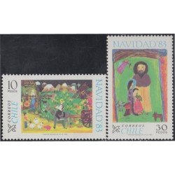 Chile 641/42 1983 Navidad Christmas MNH Chile 641/42 1983 Navidad Christmas MNH